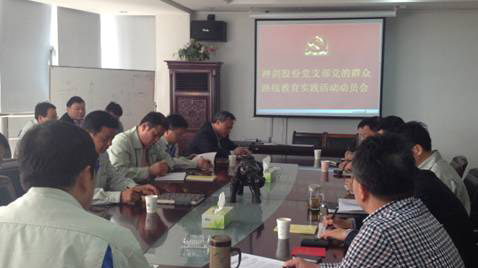 EVO厅股份党支部召开党的人民路线教育实际活动带头会